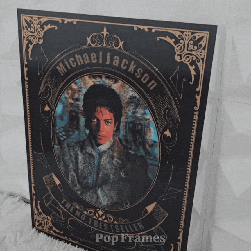 Póster 3D del Rey del Pop