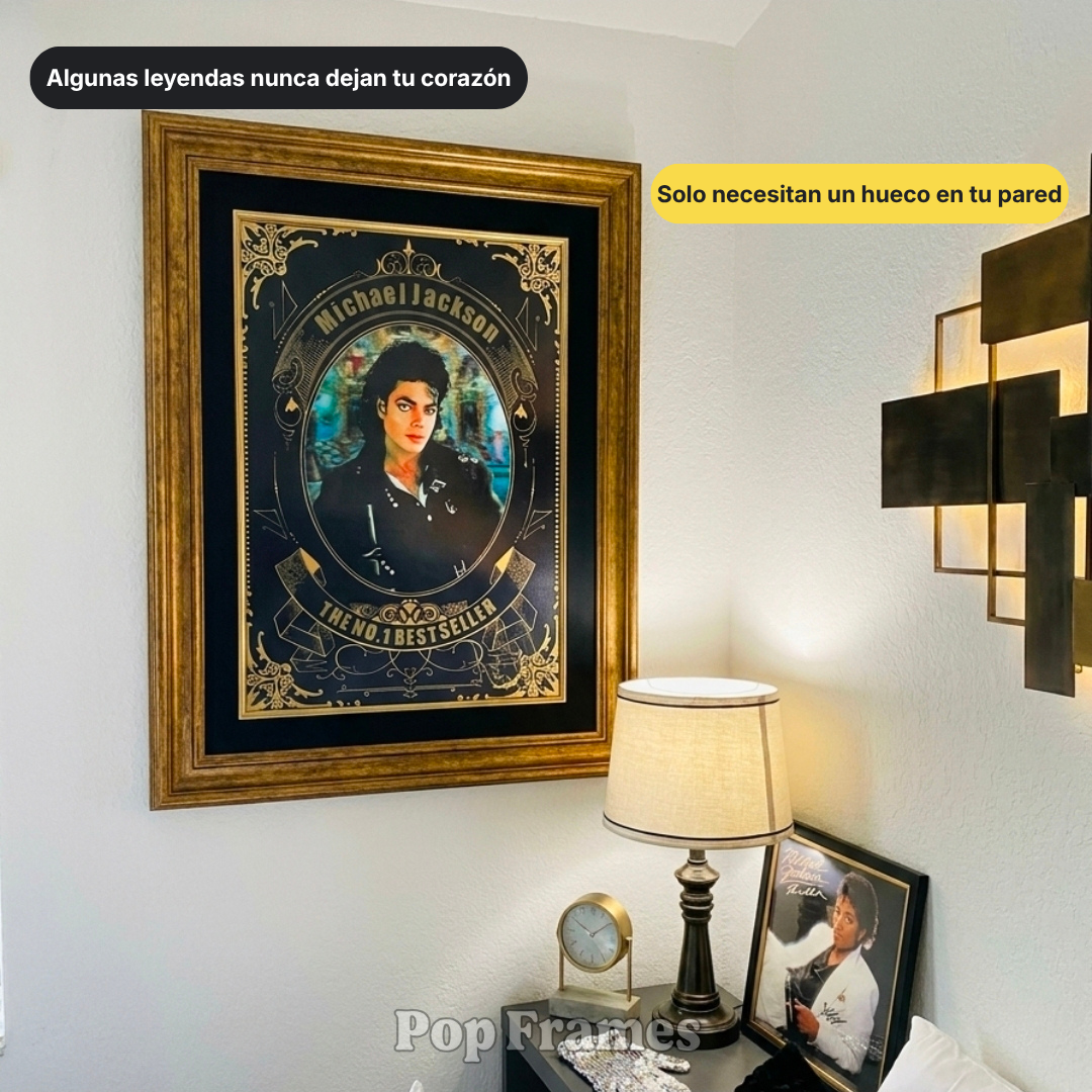 Póster 3D del Rey del Pop