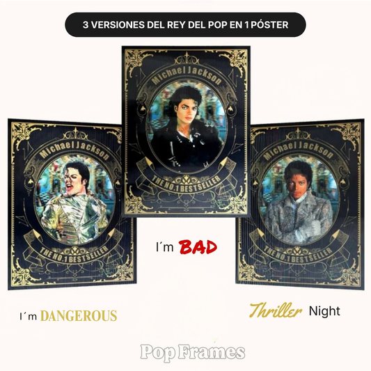 Póster 3D del Rey del Pop