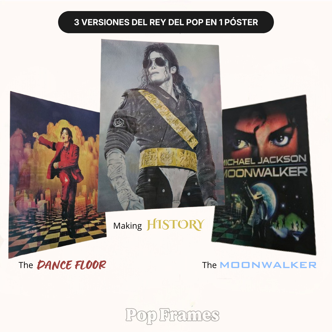 Póster 3D del Rey del Pop