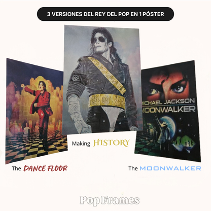 Póster 3D del Rey del Pop